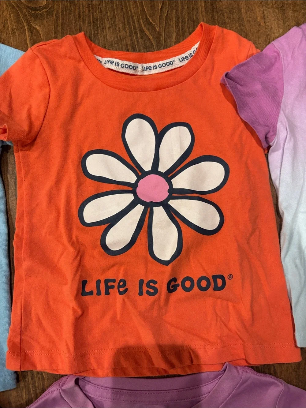 Girls' Tee Lot — x8 Nike, Life is good, Disney